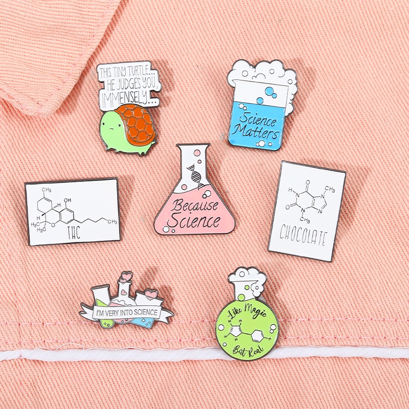 Ghim Cài Áo Hình Phân Tử Hóa Học Độc Đáo