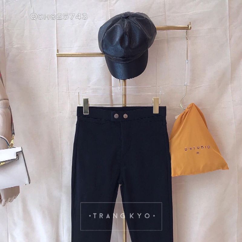 Quần tregging 2 khuy lót nỉ hàng QCL1