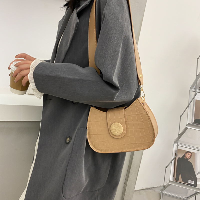 Túi xách Jasmin Noir vân da cá sấu sang trọng thiết kế thời trang cho nữ