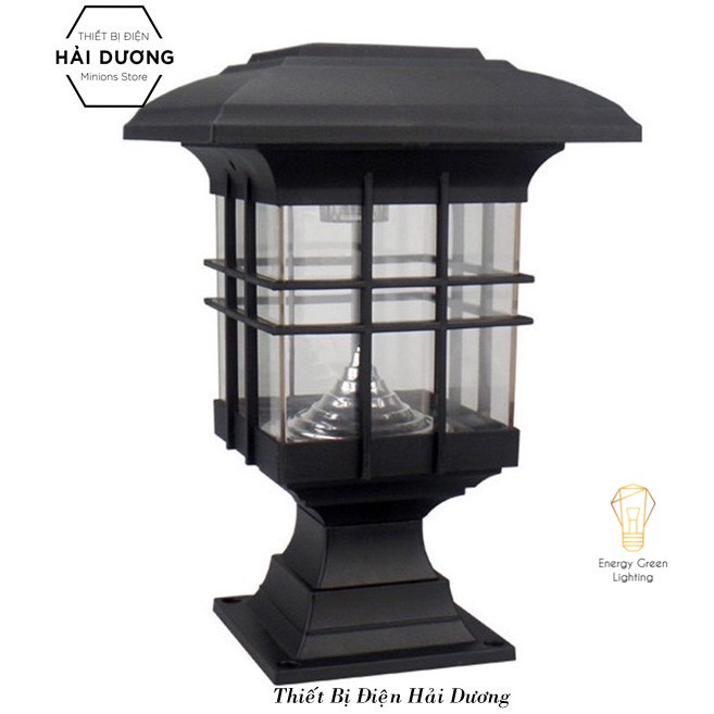Đèn Led Sân Vườn Energy Green Lighting Trụ Cột Năng Lượng Mặt Trời NT3 (Bao gồm cột cắm đất và đế bắt cột)