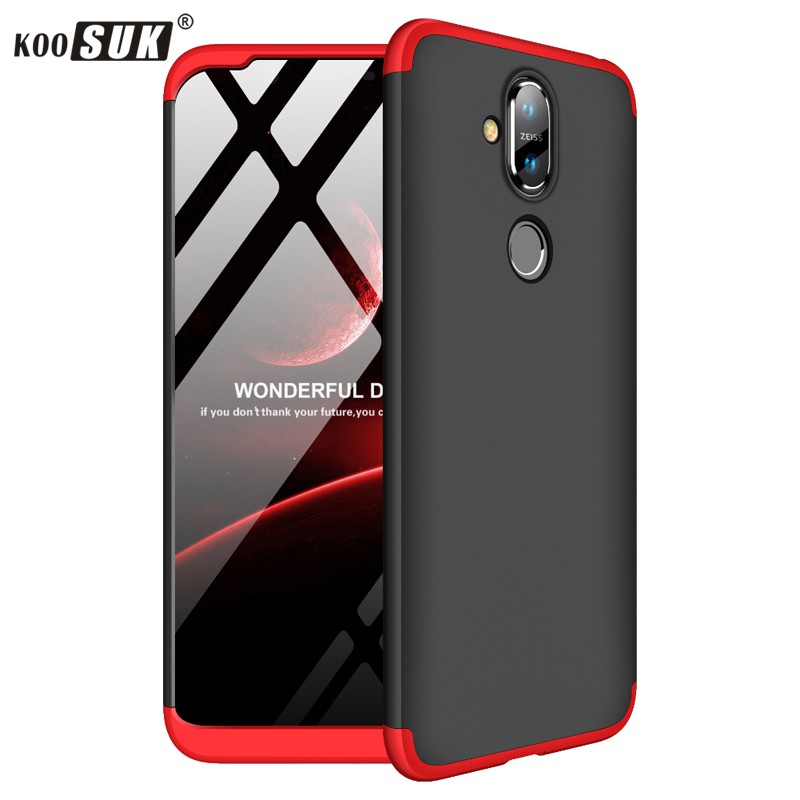 Ốp điện thoại Koosuk chất liệu cứng mặt nhám 3 trong 1 bảo vệ toàn diện cho OPPO A5 A9 2020 A7 A5S A12 A11K