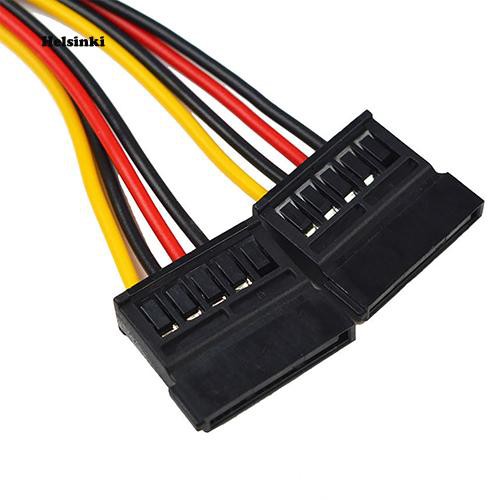 Dây Cáp Chuyển Tiếp Ide Molex Sang 15 Pin 2 Serial Sata 4 Pin