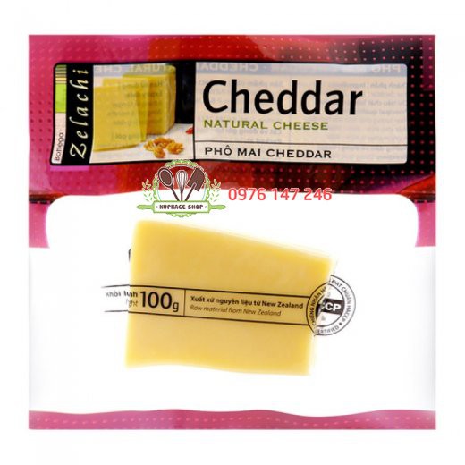100gr Phô mai Cheddar Bottega Zelachi