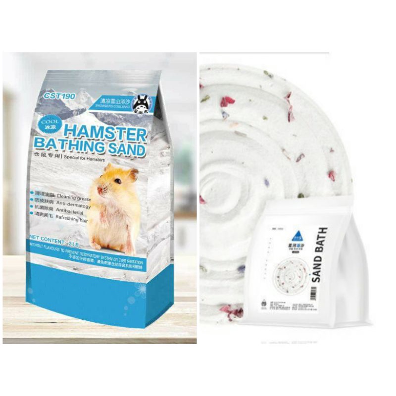 Cát tắm tuyết tự nhiên cho hamster