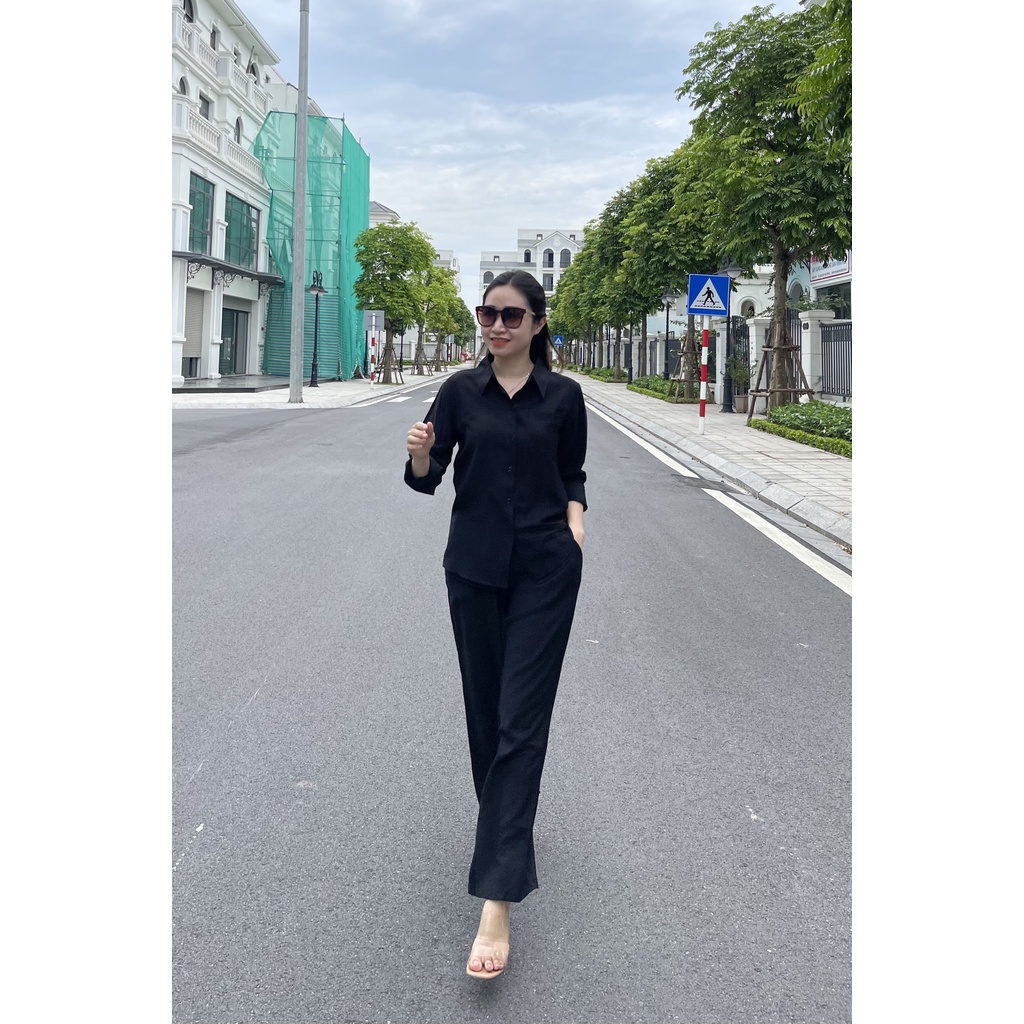 Sét bộ đũi tơ quần dài, Sét sớ quần đũi suông