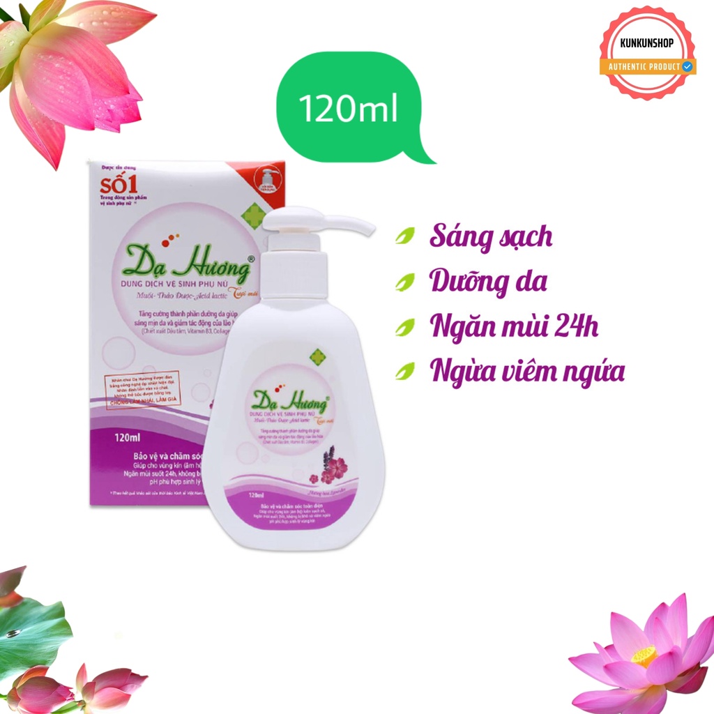 ✔️CHÍNH HÃNG✔️ Dung dịch vệ sinh - Dạ Hương Lavender 120ml