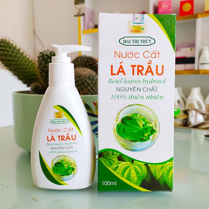 Nước Cất Trầu Không Nguyên Chất 100ml 🍃FREESHIP🍃Diệt trừ rôm sảy cho bé, vệ sinh vùng kín giúp sạch sẽ, khô thoáng