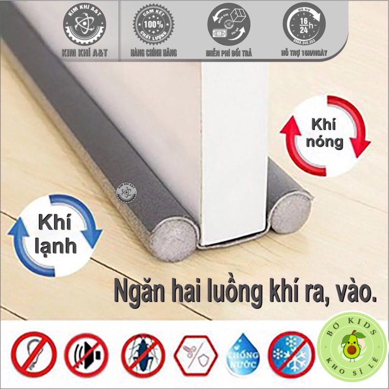 Nẹp Mút Xốp 95cm Chặn Đáy Khe Cửa, Gió Mùa, Cách Nhiệt, Cách Âm, Ngăn Côn Trùng, Chống Kẹt Tay Chân Bé