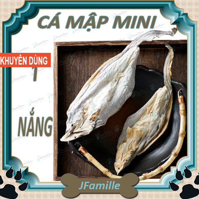 Đồ Ăn Vặt Chó Mèo JFamille, Cá Phơi 1 Nắng, Chứa Collagen Giúp Mượt Lông, Bảo Vệ Các Cơ Xương Khớp. JF125