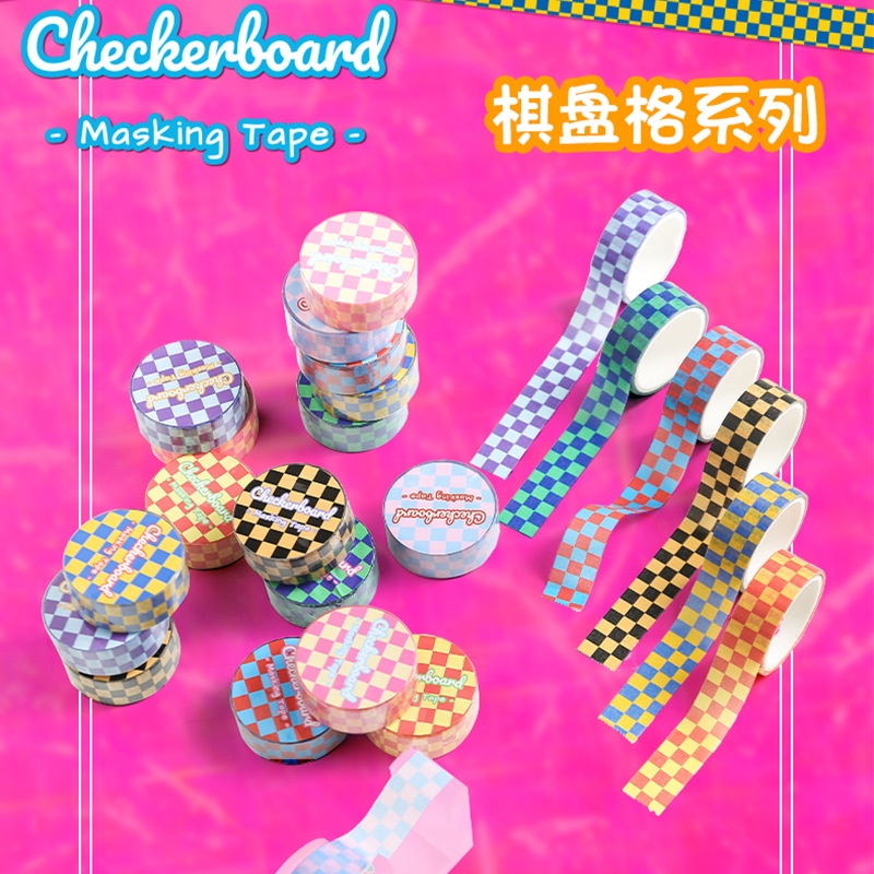 1 Cuộn Băng Keo Nhiều Màu Sắc Tự Nhiên Trang Trí Sổ Tay Sáng Tạo DIY