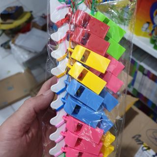 Combo Còi nhựa thể dục - (10 cái)