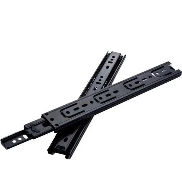 Ray bi ngăn kéo,tủ quần áo,tủ bếp 2 tầng 3 tầng 1 đôi 30 35 40 45cm màu đen tĩnh điện.