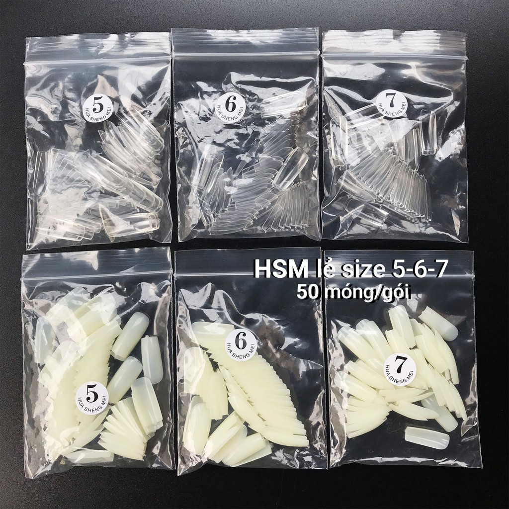 Combo 6 gói HSM lẻ size 5-6-7