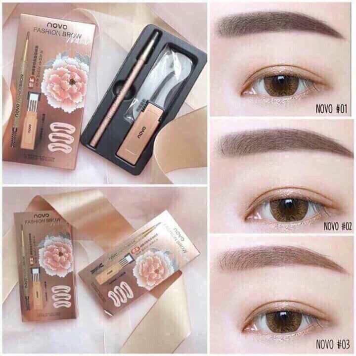 Set vẽ mày NOVO