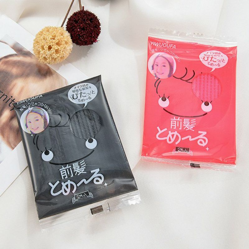 Miếng dán tóc mái giúp cố định tóc khi rửa mặt, trang điểm