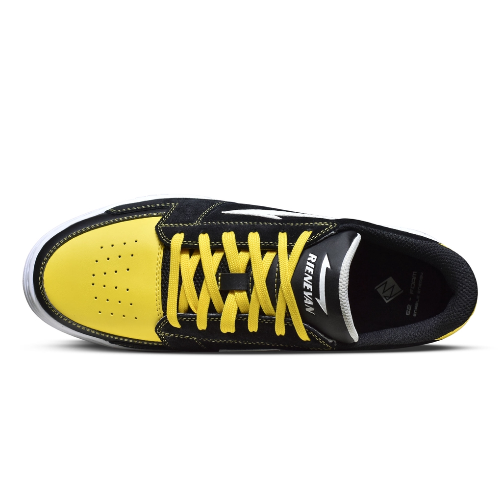 [Mã FAGREEN245 giảm tới 30K đơn 99K] Giày Sneaker RieNevan - RN541 [phối màu Đen - Vàng - Trắng] | BigBuy360 - bigbuy360.vn