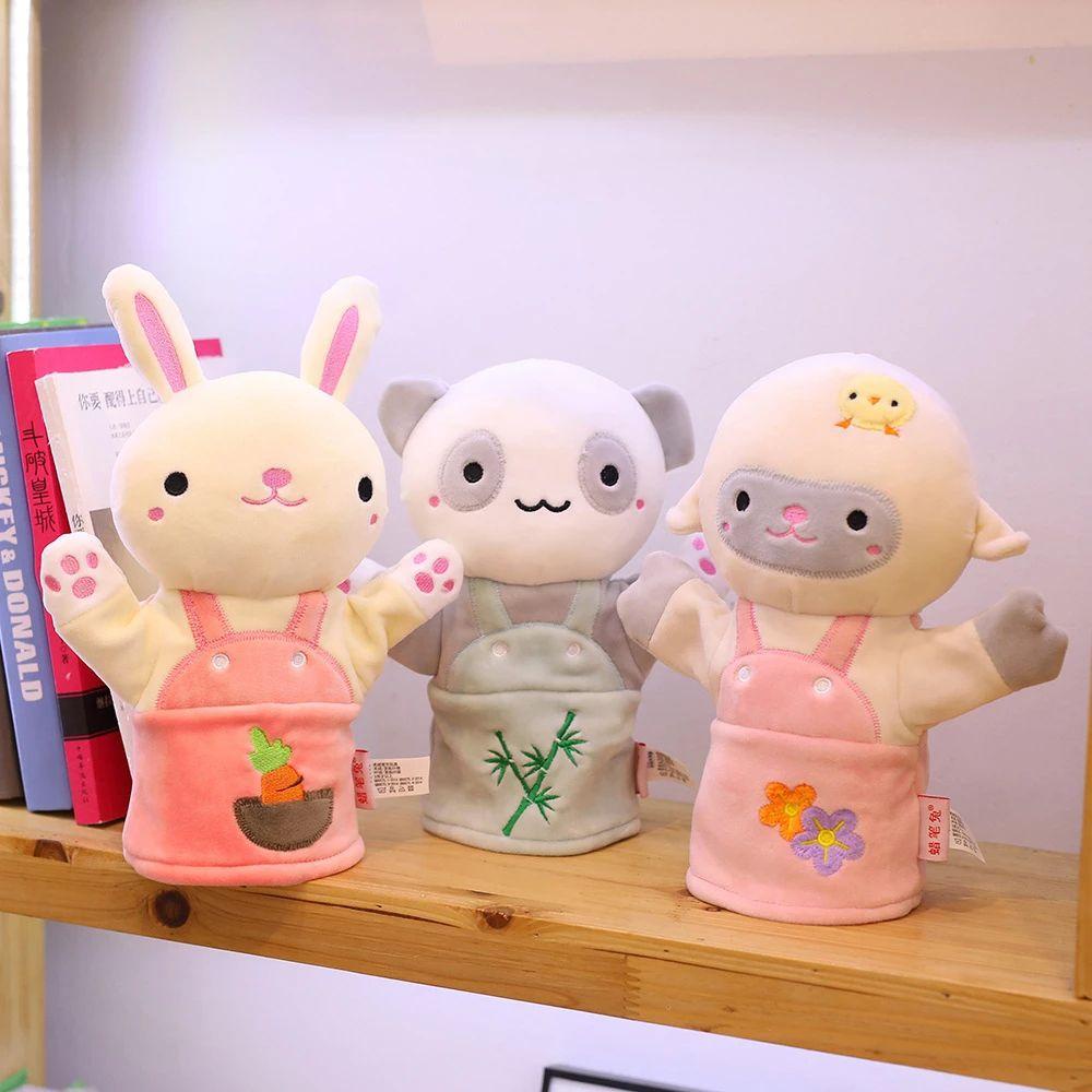 LILYES Con Rối Đeo Tay Hình Voi Nhồi Bông Dễ Thương Cho Bé