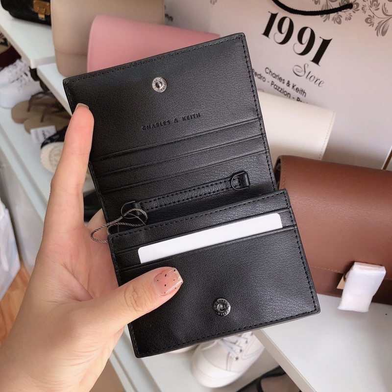 Ví Nữ Gấp Mini Có Dây Đeo Chéo Bóp Nữ Ngắn fullbox