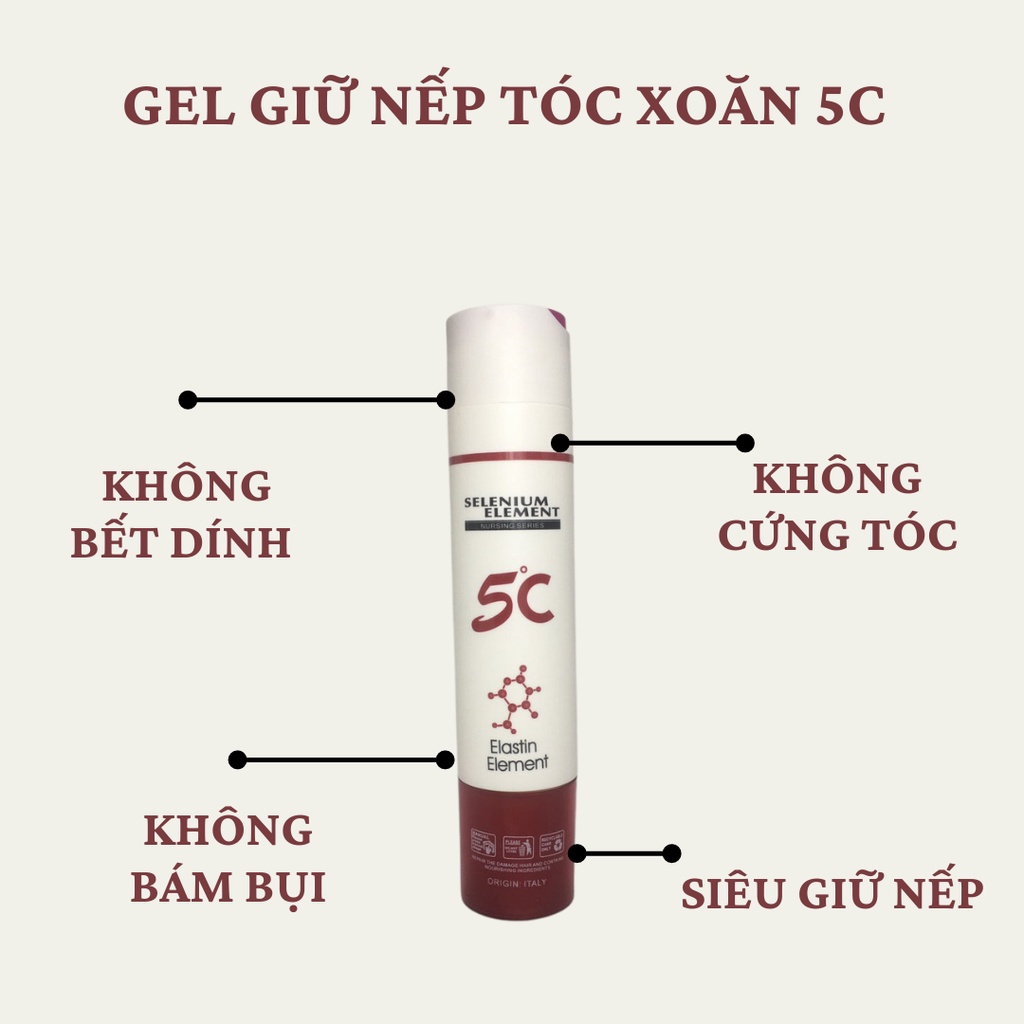 Gel Mềm Giữ Nếp Tóc Uốn Xoăn Hàn Quốc 5C Makayry Chính Hãng Hương Thơm - Hair Care Q4