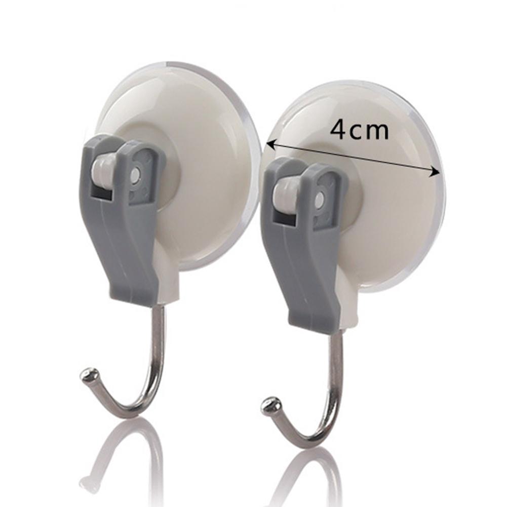 2 móc treo đồ dán tường đế hút chân không siêu mạnh tiện lợi