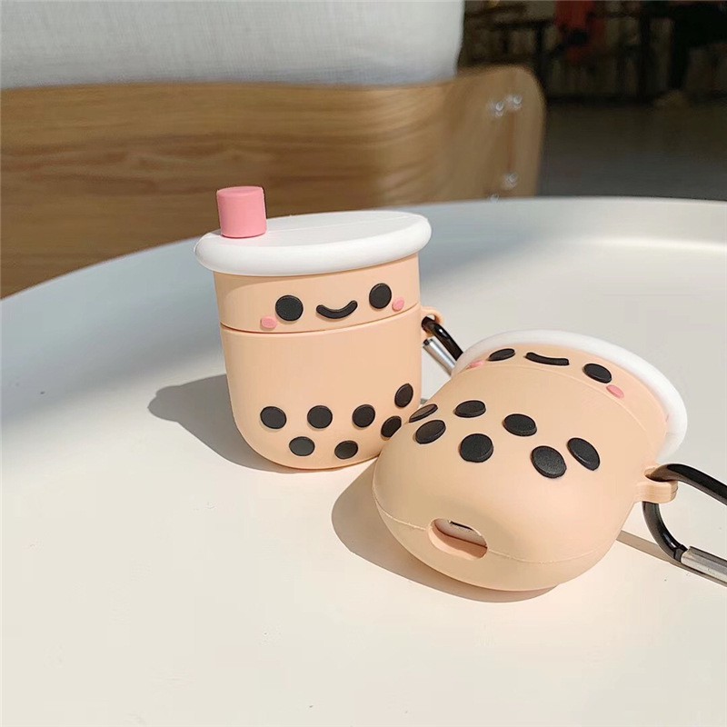 Case Airpods Trà Sữa Trân Châu cho AirPods 1/2/Pro - airpod case