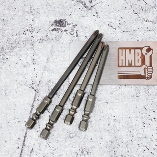 🇯🇵Made in Japan🇯🇵 Mũi vít Nhật Bản Ph2 có từ tính thân nhỏ chân lục giác 2 tầng Ohmi V-32