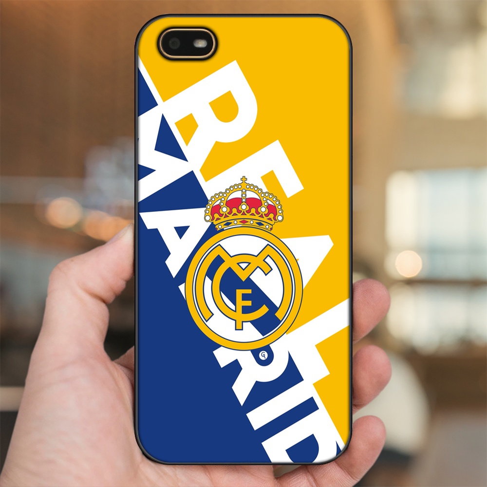 Ốp lưng Oppo A1K viền đen in hình Real Madrid