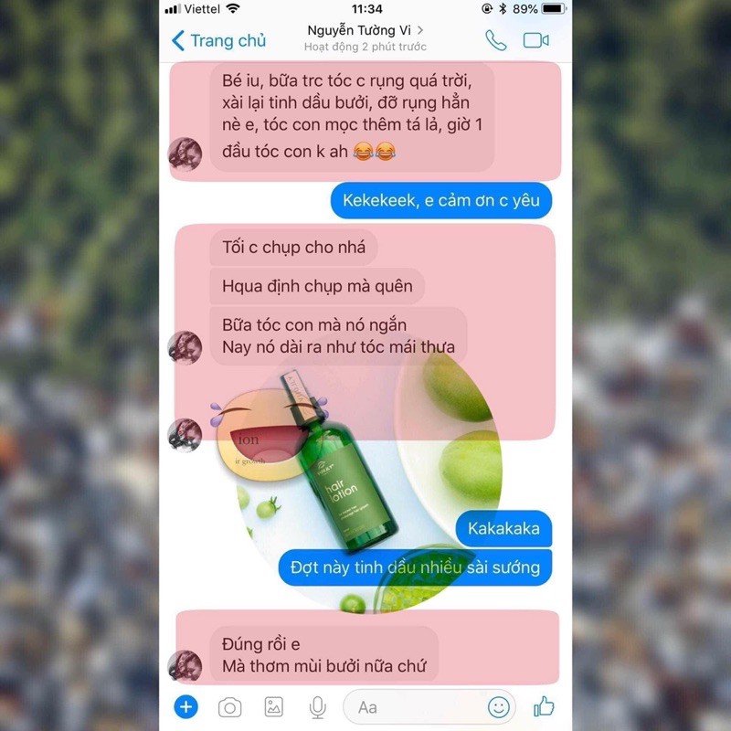 HAIR LOTION - Tinh Dầu Bưởi ViJully 🎁2 vòi + cột tóc + thiệp | BigBuy360 - bigbuy360.vn