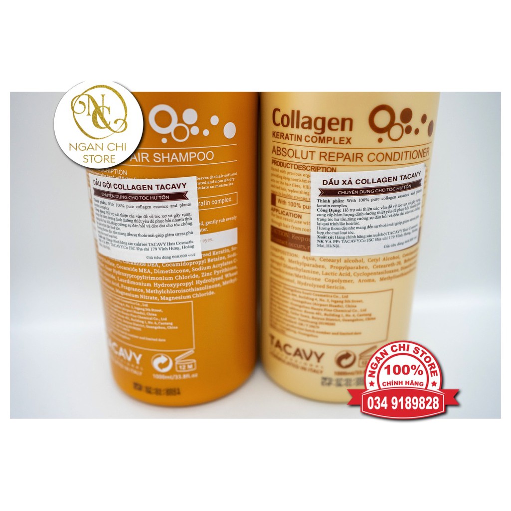🛑FreeShip🛑Cặp Dầu Gội Xả TACAVY 1000ML | Phục Hồi Tóc Hư Tổn, Khô Xơ, Gãy Rụng | Hàng Chính Hãng | BigBuy360 - bigbuy360.vn