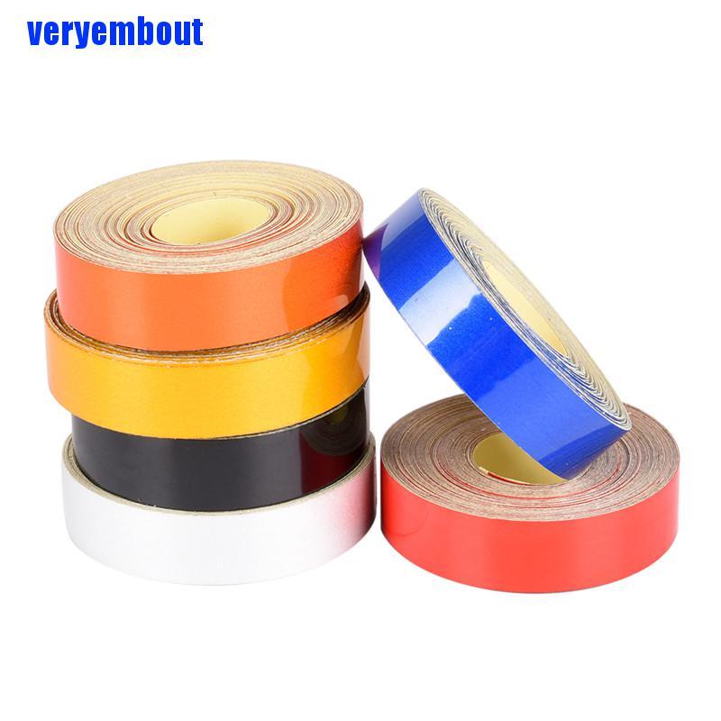 Cuộn Băng Keo Phản Quang Cảnh Báo An Toàn Cho Xe Hơi / Xe Tải 1cmx5m