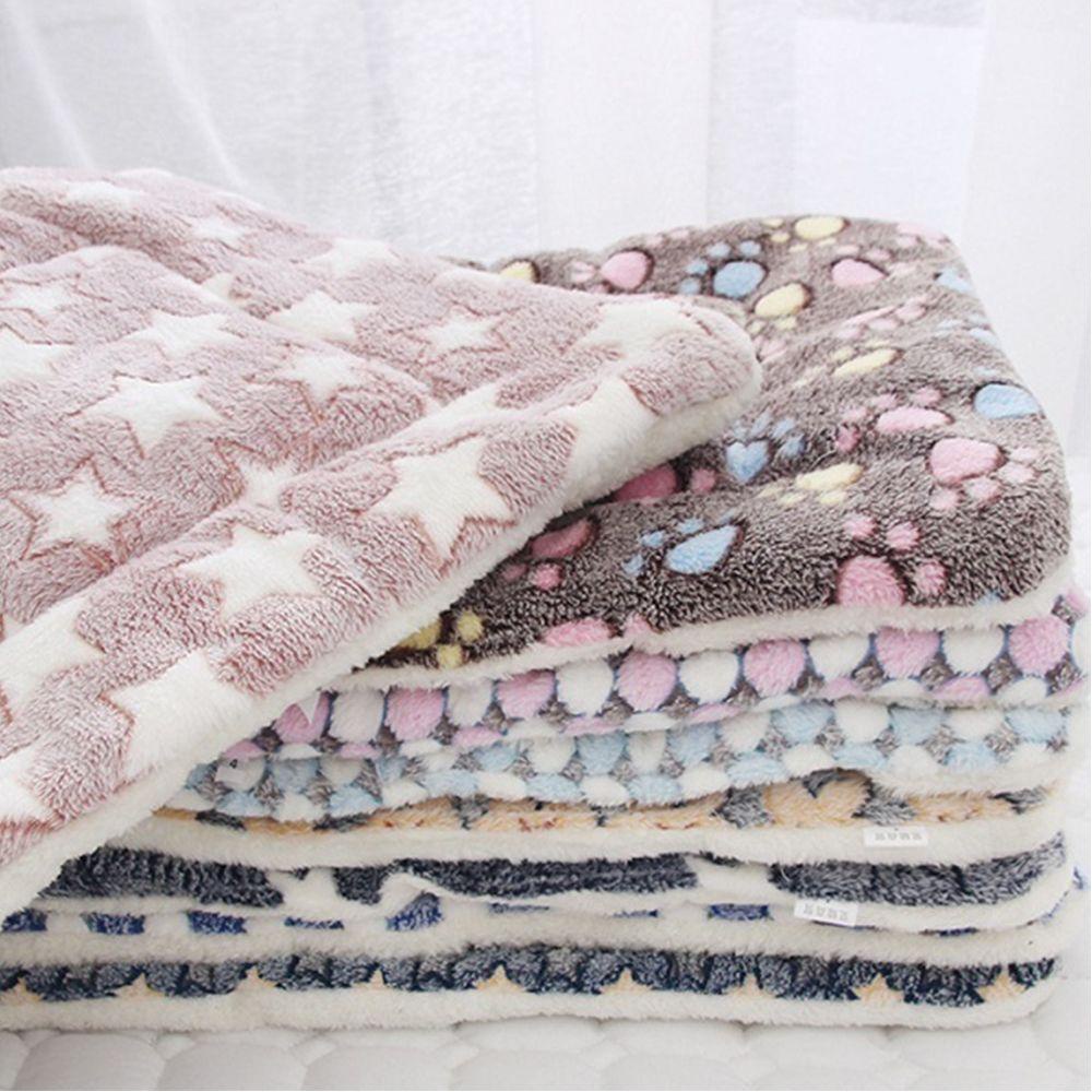 Đệm Ngủ Bằng Vải Flannel Mềm Mại Dành Cho Thú Cưng SHOUKEY