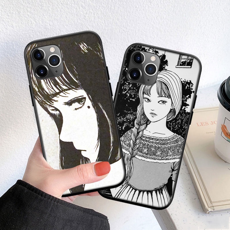 Ốp Điện Thoại Họa Tiết CA44 Junji Ito Tomie Độc Đáo Cho iPhone 13 12 Pro Max Mini XS Max X