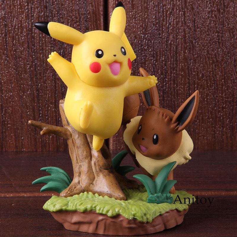Mô hình nhân vật Pokemon vs Eevee đồ chơi