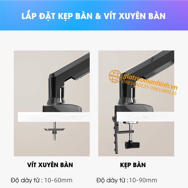 Combo NB-F80 & Kẹp Laptop - FP2 Giá Đỡ , Kẹp Latop - Máy Tính Bảng 10 -17Inch - Chính Hãng NB