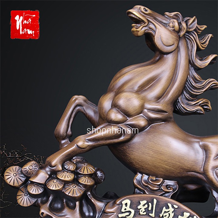 Tượng mã đáo thành công ngựa phi quà tặng trang trí nhà cửa vật phẩm phong thủy | BigBuy360 - bigbuy360.vn