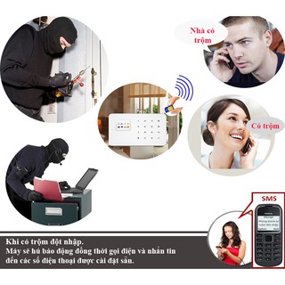 Báo cháy báo trộm KAWA KW-260B SIM