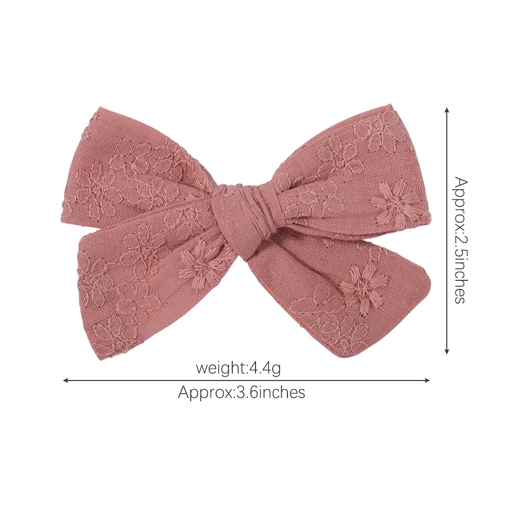 KIDSBOWS Cặp Kẹp Tóc Hình Hoa Rỗng Màu Trơn Thời Trang Cho Nữ