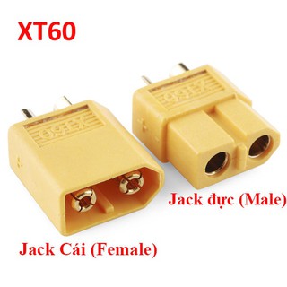 Jack Cắm Pin XT60 - 1 Cặp Đực-Cái