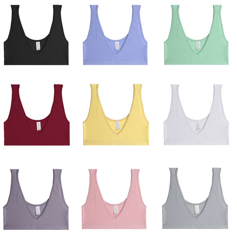 Cute Byte Áo Lót Croptop Hai Dây Cổ Chữ V Nâng Ngực Gợi Cảm Dễ Thương Cho Bạn Gái