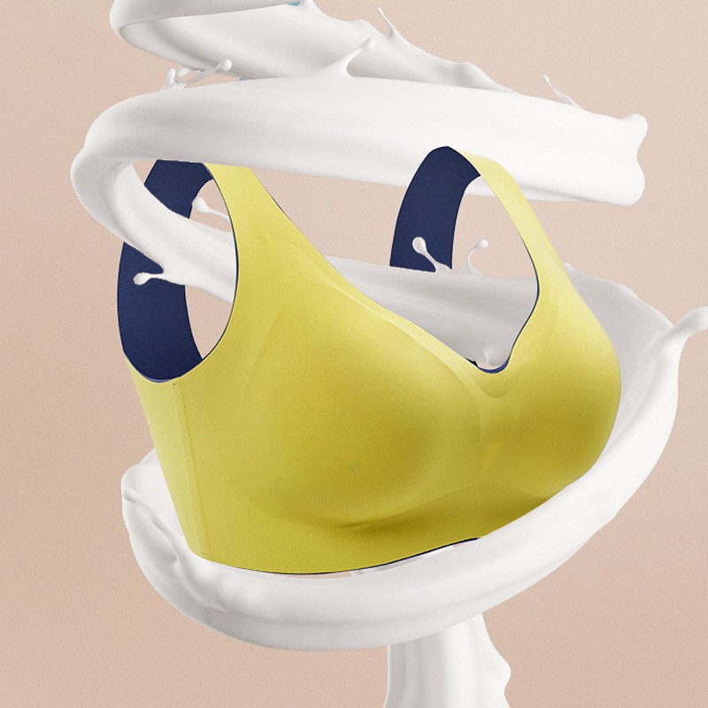Áo lót AOWEINISI nâng ngực chất liệu latex thời trang dành cho nữ