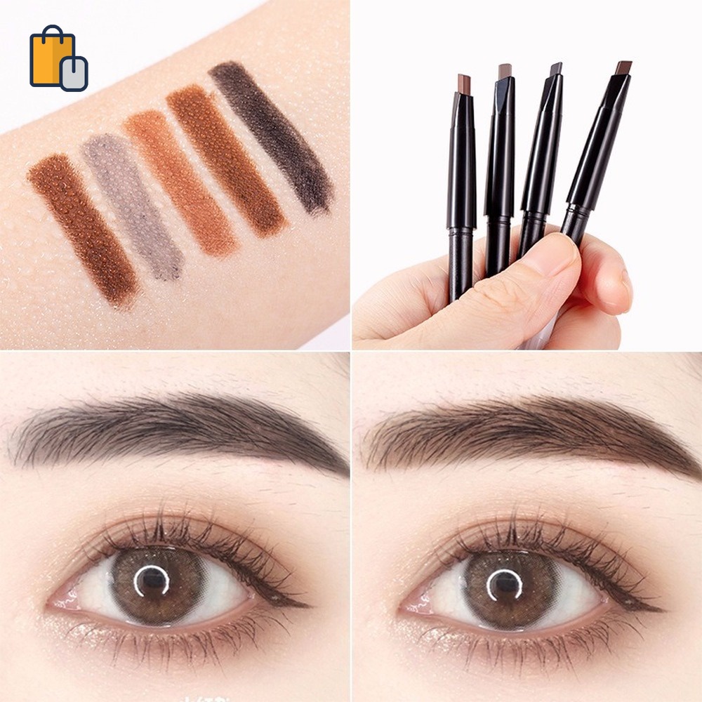 [Hàng mới về] Bút kẻ lông mày tự động xoay tiện lợi