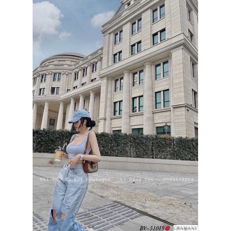 Quần bò suông loang siêu hot. Size S M L