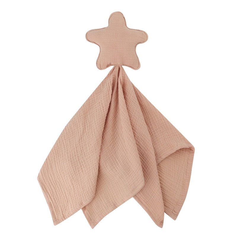 Fl Khăn Yếm Ăn Cotton Mềm Mịn Hình Trăng Sao Cho Bé Sơ Sinh