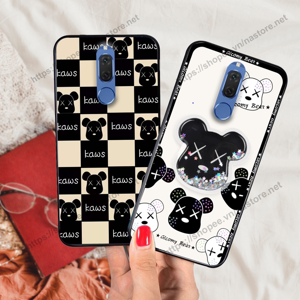 Ốp lưng Huawei Nova 2i trái tim họa tiết caro, mikey họa tiết beabrick kaws cute