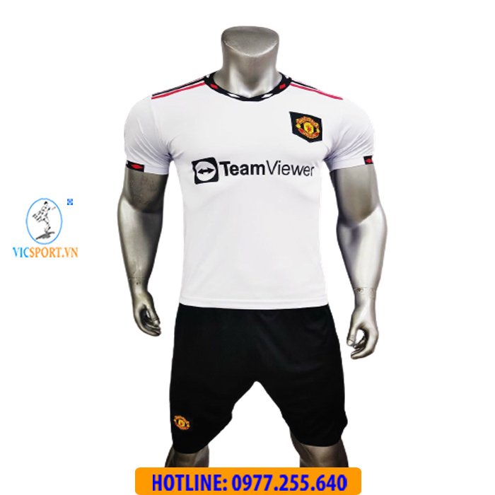 Quần Áo Bóng Đá CLB Manchester United Màu Trắng 2022-2023 - Hàng Thái Lan  - Vicsport