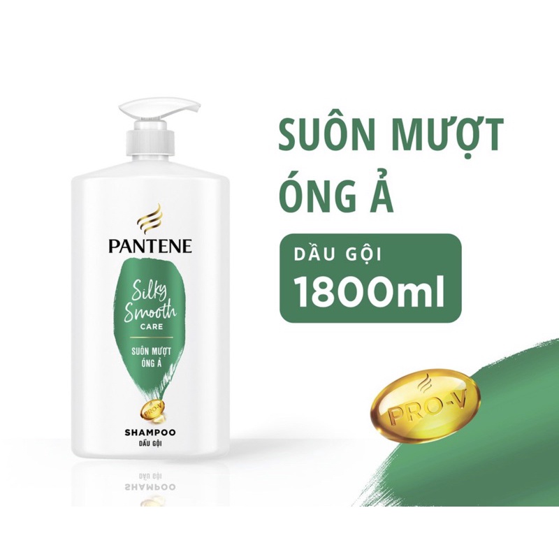 DẦU GỘI PANTENE NGĂN RỤNG TÓC/ SUÔN MƯỢT ÓNG Ả CHAI 1,8L