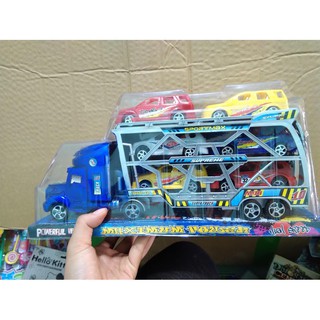 Đồ chơi xe container chở xe ô tô
