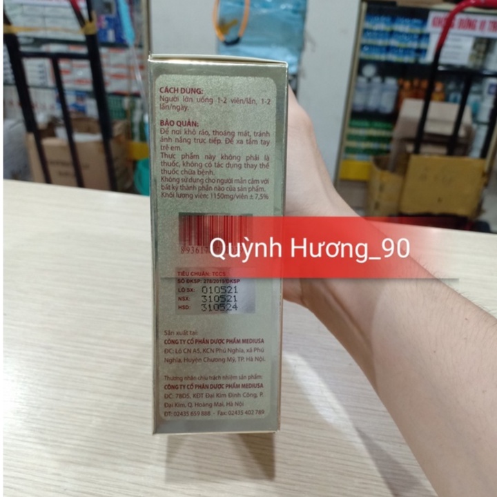 Viên uống bổ gan ARGININ BCOMPLEX EXTRA hộp 60 viên