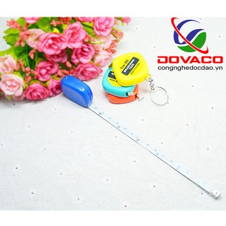 Móc khóa thước rút mini 1m