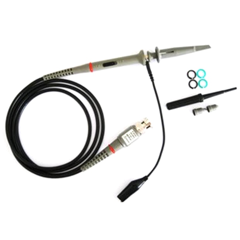 2 Đầu Dò Dao Động P6100 BNC 100MHz 1X 10X Độ Chính Xác Cao